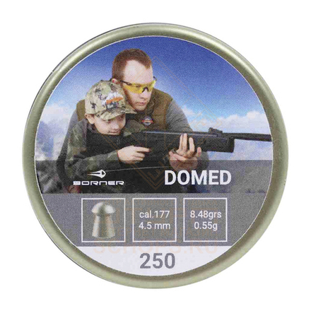 Пули Borner Domed 4,5 мм 0.55 г (250 шт)