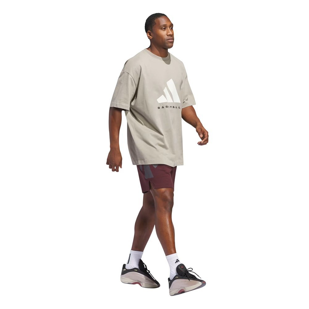 Баскетбольная футболка adidas Basketball T-shirt Gray