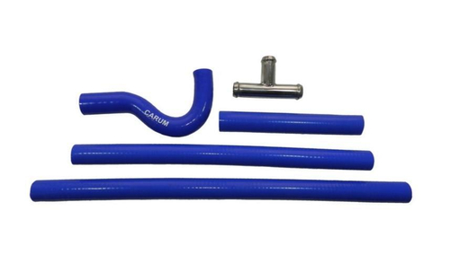 Патрубки отопителя ВАЗ 2112 силикон, 4шт + тройник CARUM