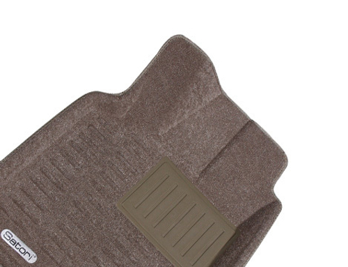 Коврики салона Satori 3D для Toyota Land Cruiser 150 Prado 2014- с бортиком бежевые. Артикул SI 02-00255