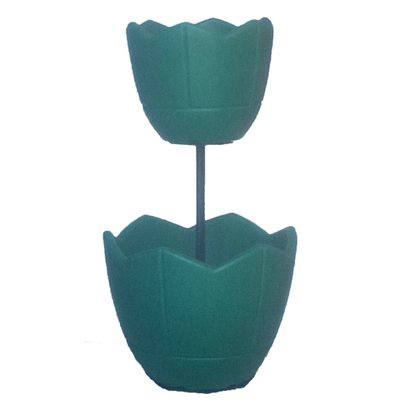 Садовый цветник Колонна для патио с вазонами 400+300, высота 750