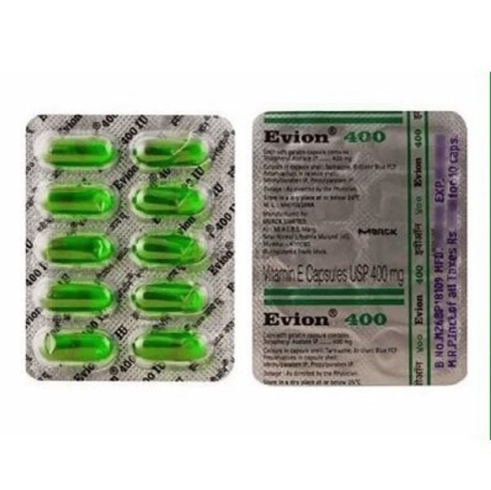 БАД Evion Vitamin E Витамин Е 400 мг 20 капс