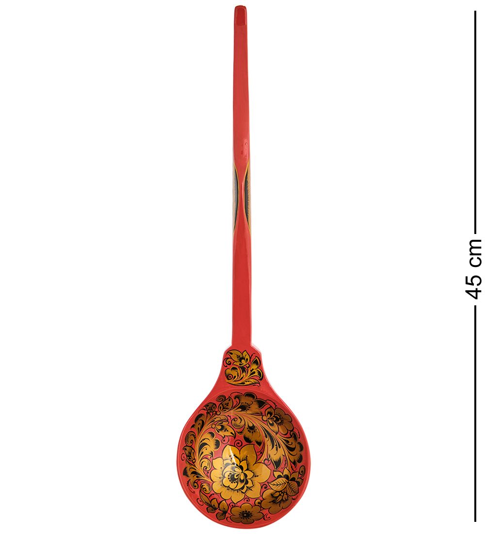 Народные промыслы ХЛ-048/1 Ложка «Подарок рыбаку» (Хохлома)