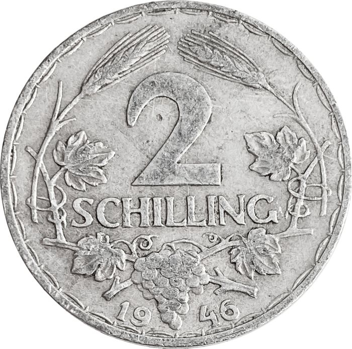 2 шиллинга 1946 Австрия
