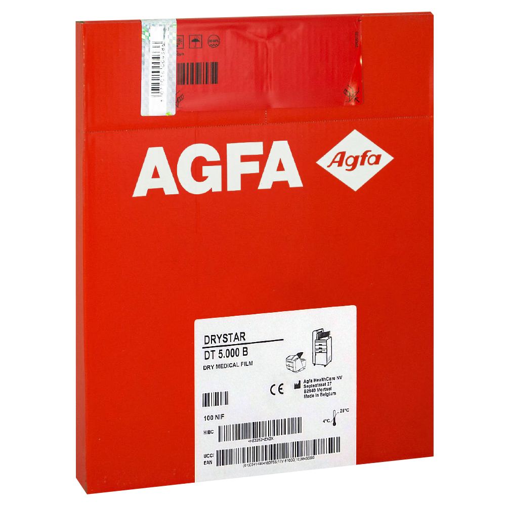 Рентгенпленка Agfa Drystar DT 5000 B 25х30 см 100 листов