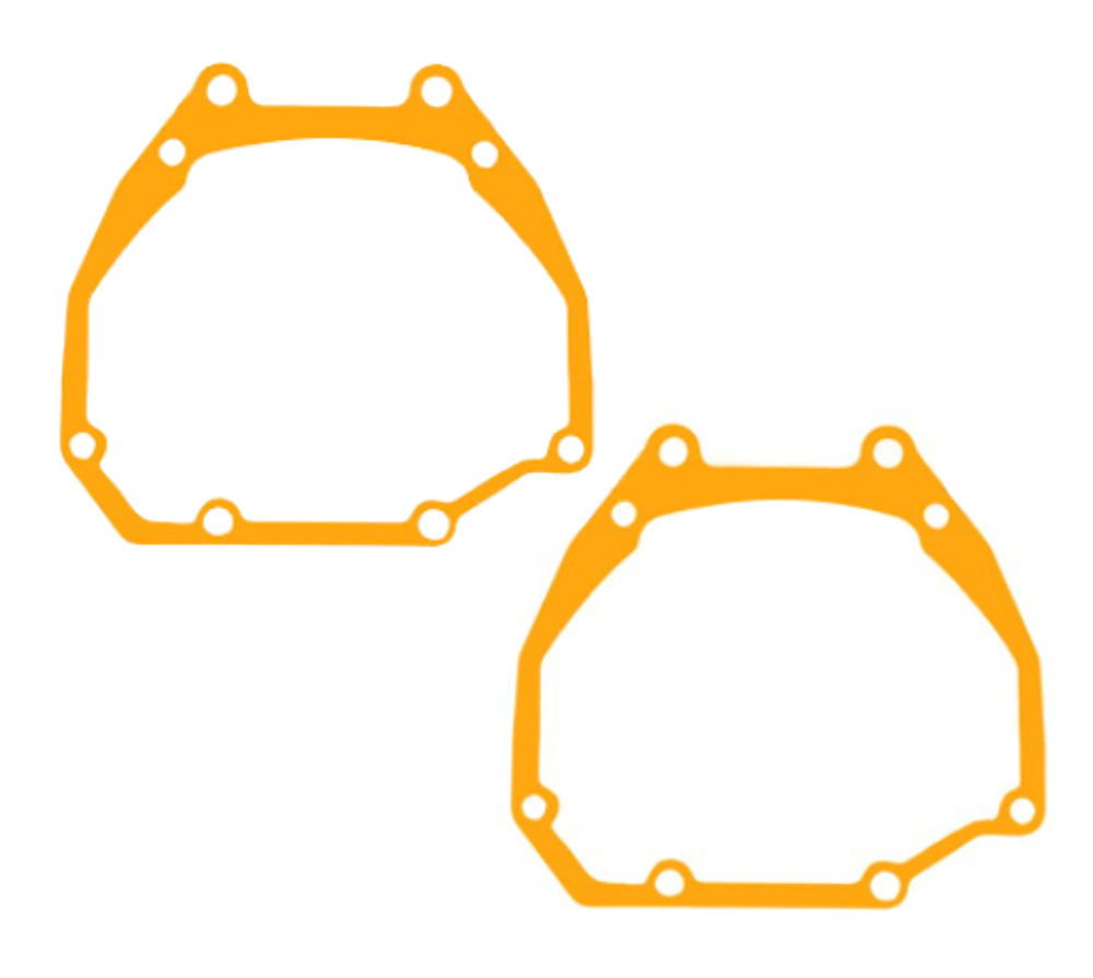 Ford Mondeo 4 (2010-2015) с AFS переходные рамки на hella 3R/5R (комплект, 2шт)