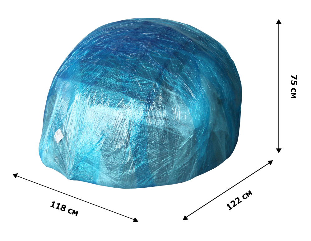 Кресло подвесное Garden Story Лондон (стойка+основание.черн.,корзн.серая.,подуш.серая, 3 уп. (Т))