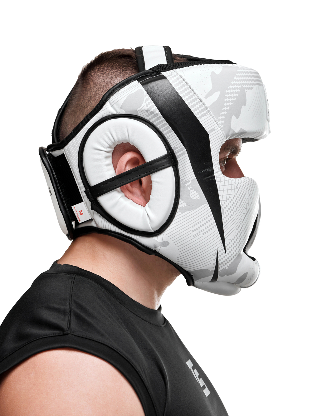 Шлем для бокса Tomorrow Star Fury White Black