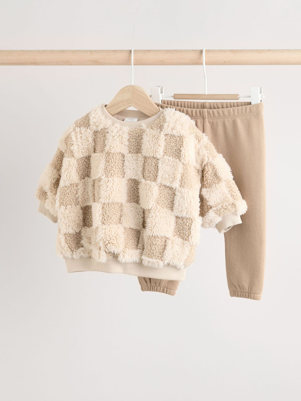 Свитшот и спортивные брюки в комплекте для малышей Next N22-648, Бежевый