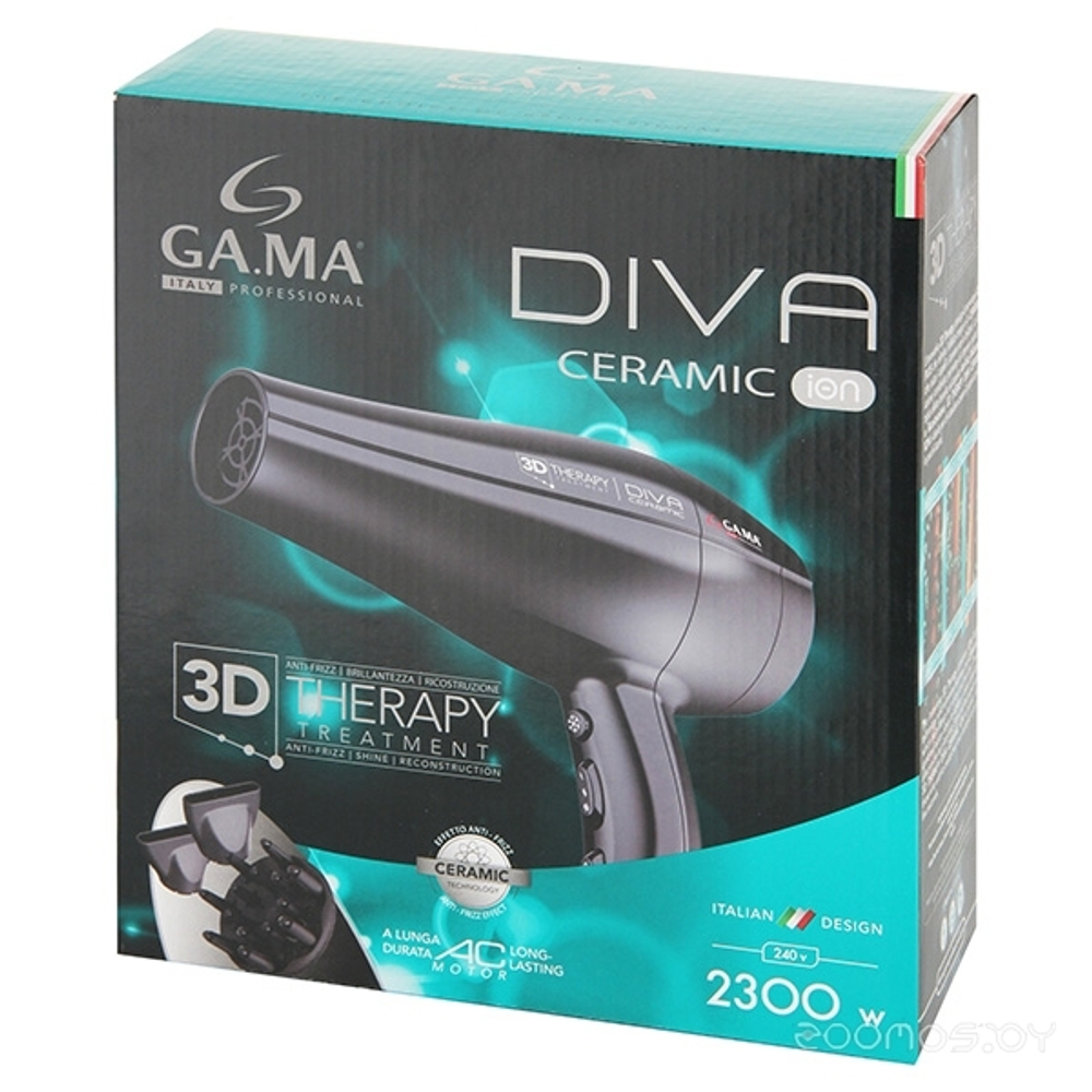 Фен GA.MA DIVA 3D THERAPY