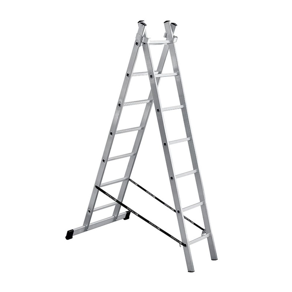 БИБЕР 98427 Лестница универсальная 2-х секционная 7 ступеней (2х7)