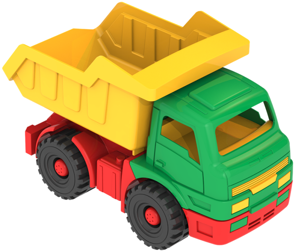 Самосвал "Бычок" (нов) желто-зеленый 037/8