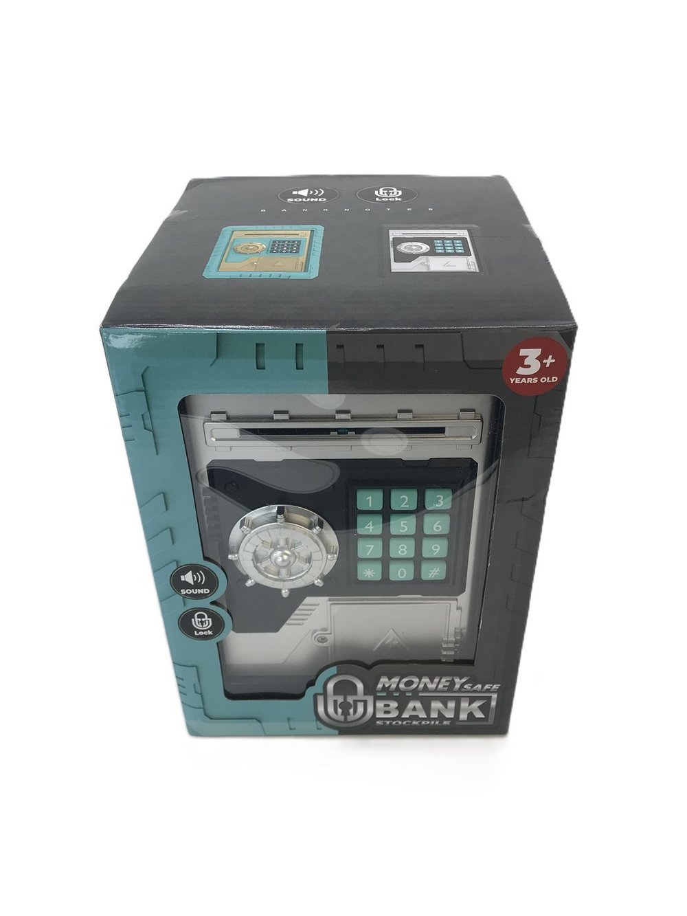 Игрушка Копилка Мой банк, цвет черный (WF-3021E)