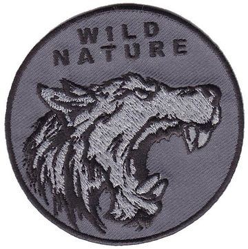 Нашивка Дикая природа Волк (серый)