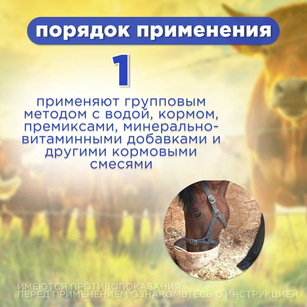 Суспензия для орального применения от гельминтов, для КРС, лошадей и овец Альвет (NITA-FARM), 100 мл. Альбендазол