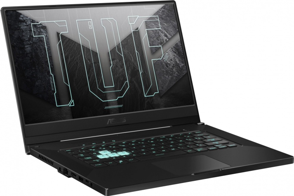 Ноутбук Asus TUF Dash F15 FX516PC-HN107 (90NR05U1-M005D0) серый 15.6"(1920x1080)IPS/ i5-11300H(3.1ГГц)/ 16Гб/ 512Gb SSD/ GeForce RTX 3050 4Гб/ нет DVD/  Без ОС/ Серый