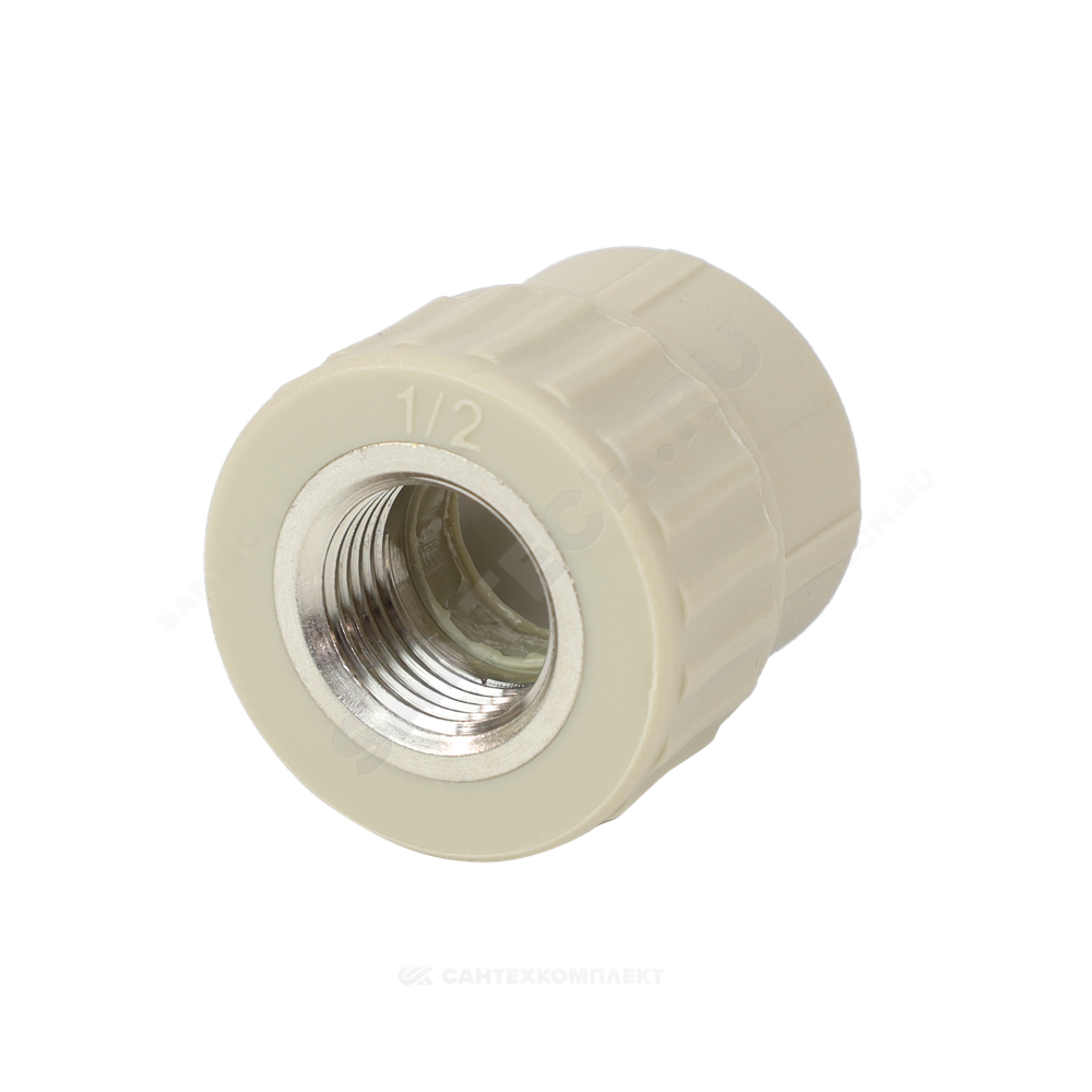 Муфта PP-R комбинированная серая Дн 32х1/2" ВР VALFEX 10129232Г