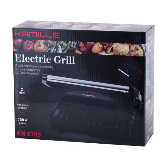 Гриль электрический с антипригарным покрытием Kamille KM-6705
