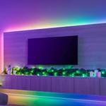 Рождественская декоративная еловая ветвь с умной гирляндой Twinkly Pre-lit Regal Garland (2,7 м, 50 светодиодов)