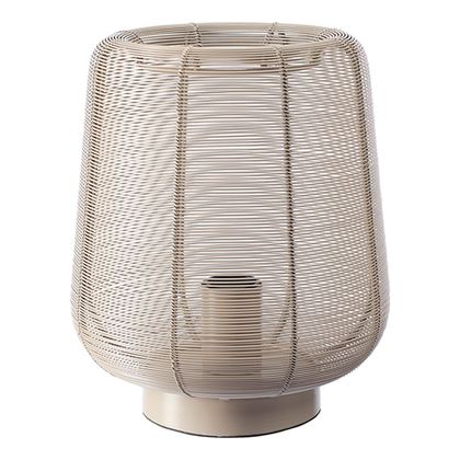 Лампа настольная Vinger, 22х26 см, бежевая