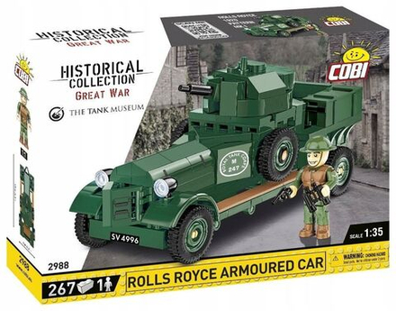 Конструктор пластиковый Cobi Rolls Royce Armoured Car - Бронированный Ролс Ройс - 267эл. - Коби 2988