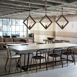 Люстра Rope filament Romb