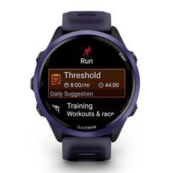 Garmin Forerunner 570 47 мм — Алюминий цвета индиго с полупрозрачным ремешком цвета имперского пурпура/индиго