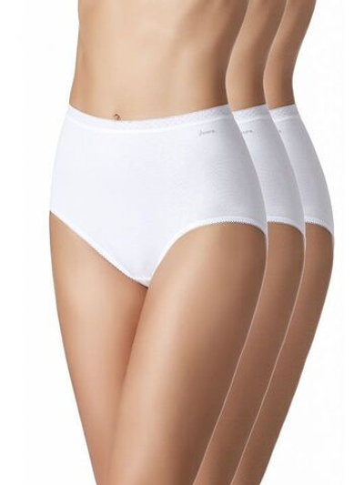 Набор из 3 высоких трусиков-слипов Esencial (Размер: XL) (Цвет: белый)
