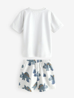 Пижама для мальчика Next AC0-926, 3 шт., Голубой, Белый, Темно-синий