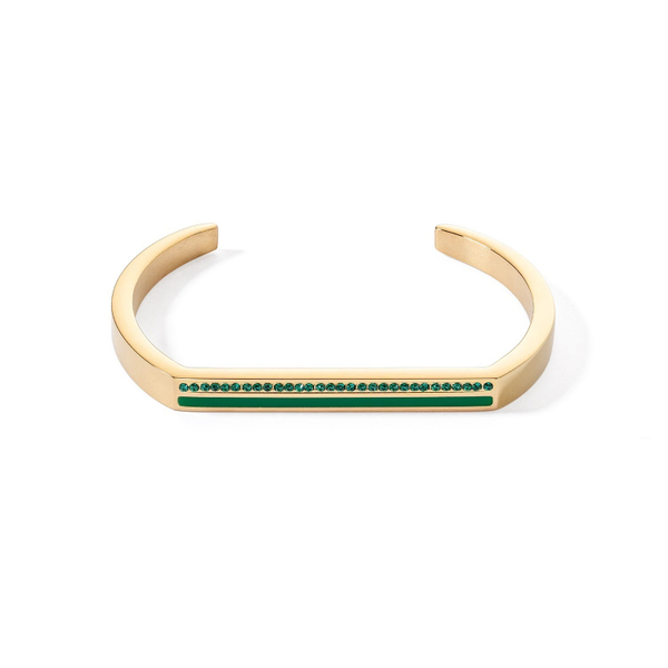Браслет Coeur de Lion Dark Green-Gold 18 0133/32-0549 18