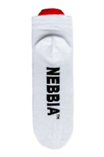 Носки NEBBIA “SMASH IT” ankle length socks 102 Белые