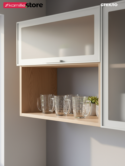 Набор кружек 6 шт. 310 мл. стекло, Плетеный рельефный орнамент