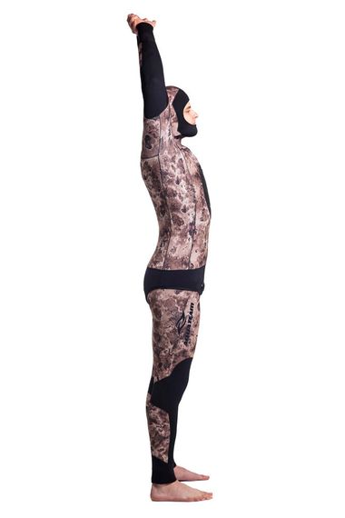 Гидрокостюм Aquateam Reef 5 мм ультраспан/открытая пора коричневый