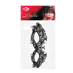 Черная ажурная текстильная маска Андреа Bior Toys Erowoman-Eroman EE-20363