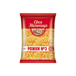 Макароны Своя Мельница рожки 400 гр