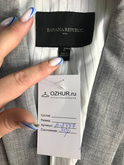 Жакет Banana Republic лаконичный, маркировка 0, визуально на 42 размер