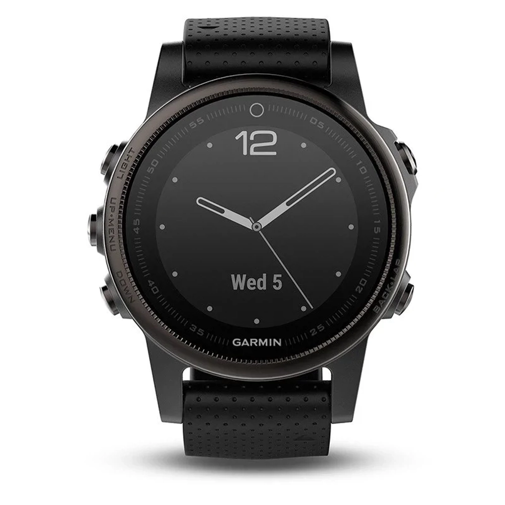 Смарт-часы Garmin Fenix 5s Sapphire, черный, 010-01685-11