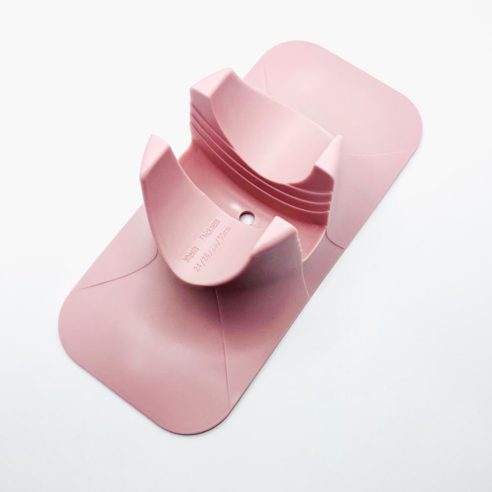 Стойка (парковка) для самокатов с логотипом m-cro, розовый