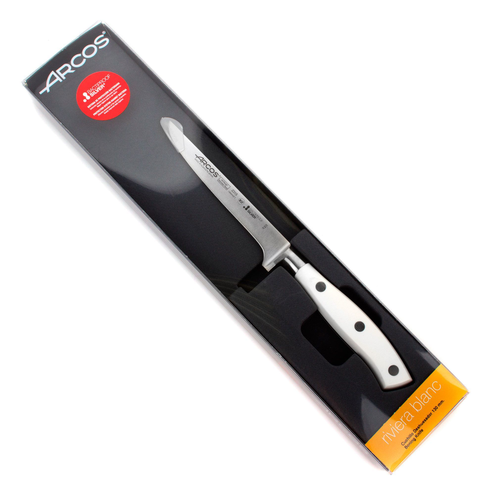 Нож обвалочный 13см Arcos Riviera Blanca Испания упаковка