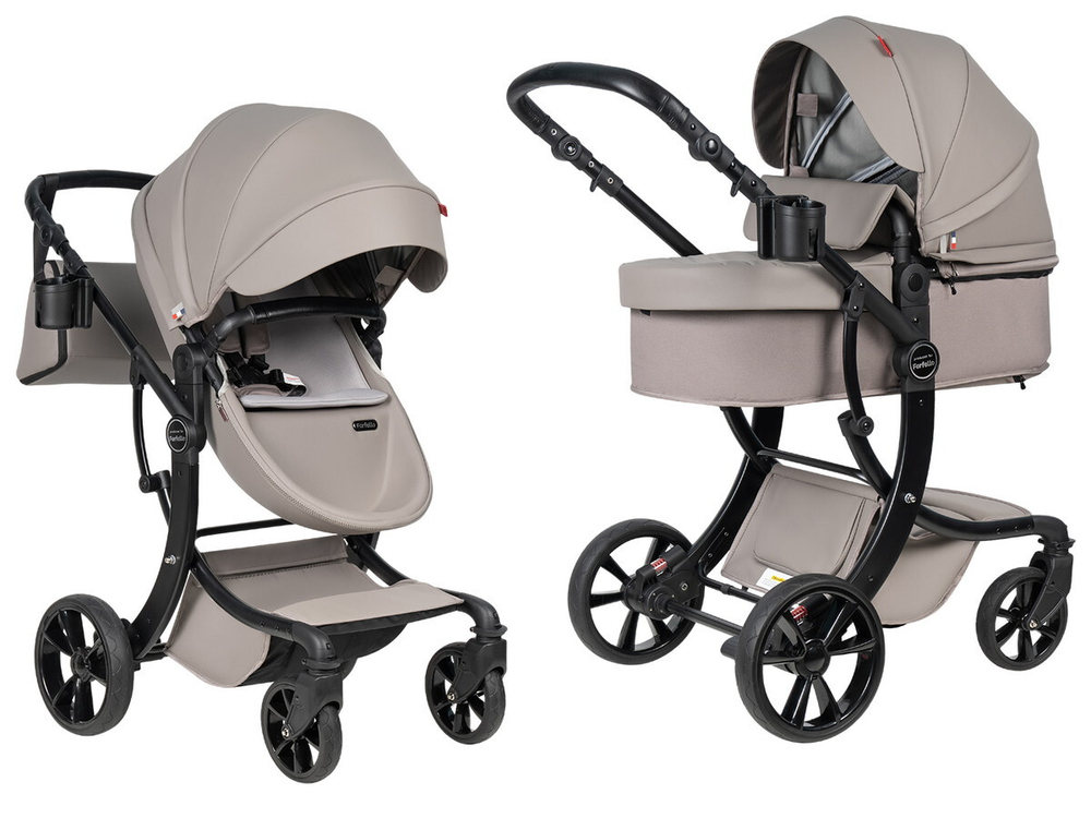 Детская коляска трансформер Aimile PRO латте