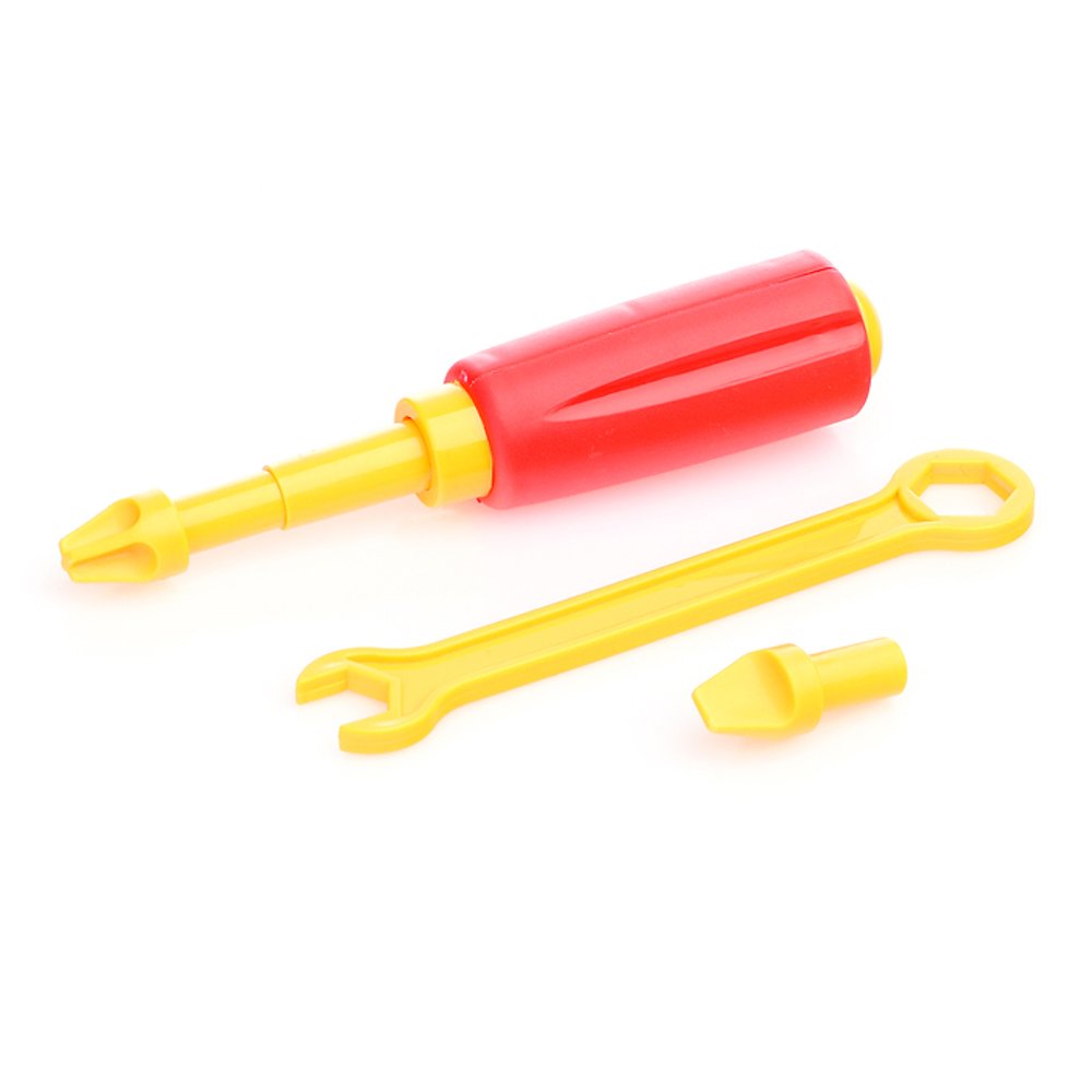 Конструктор инструменты в чемодане со столиком, цвет бежевый (617-3A-1)