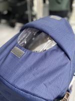 Коляска комбинированная «Ника Детям 7-8K» в ёлочку синий (арт. НД7-8K/1)