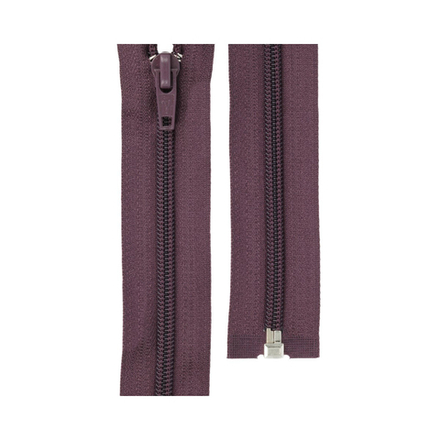 Молния Спираль "GAMMA", р/м, 50 см, однозамковая, №190 баклажан