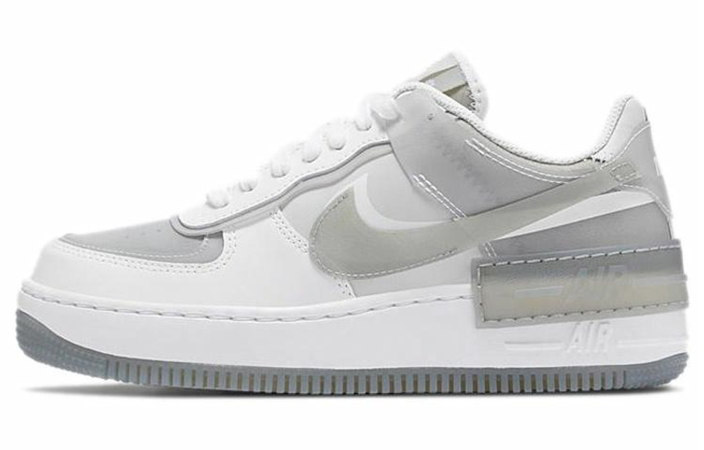 Кроссовки Nike Air Force 1 Shadow Particle Grey (Женская размерная сетка)