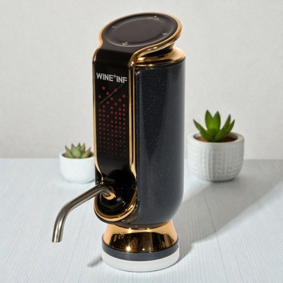 Электронный Винный Аэратор с Вакуумником (чёрно-серый металлик)