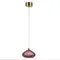 7043/4L L-VISION ODL25 413 Подвесной светильник бордовый/бронз/металл/стекло IP20 LED 4W 3000K 220V MELA