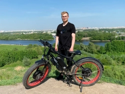 Электрофэтбайк Elbike Phantom Twix (Черный)