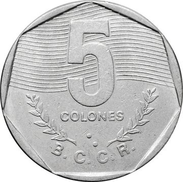 5 колонов 1985 Коста-Рика