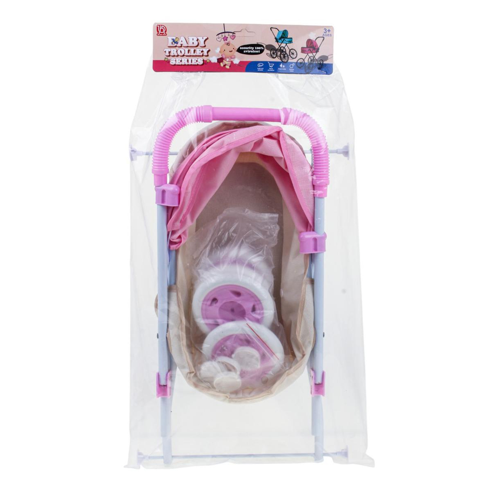 Коляска для кукол лежачая 57*50*30см. пакет 918D-16