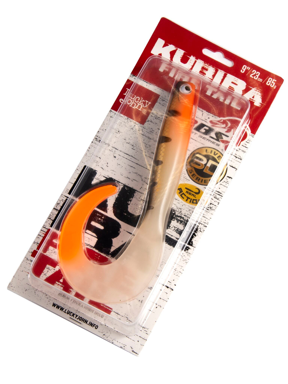 Твистер LJ 3D BBS Series KUBIRA FIRE TAIL 9,0in (22,86)/PG36 1шт.